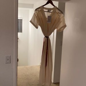 NEW ICHI SHEER SPARKLE DRESS